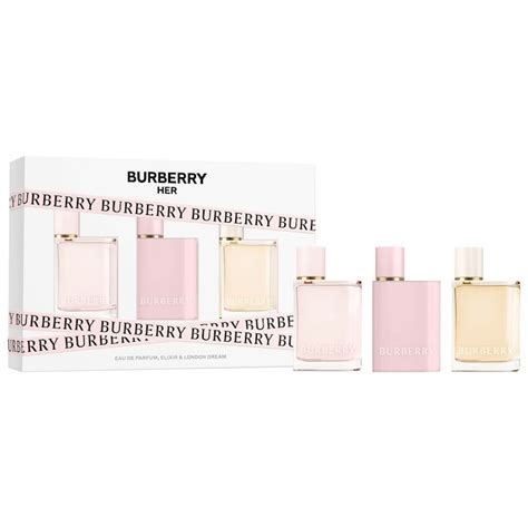 burberry mini her set|burberry her perfume mini.